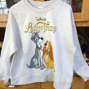 Disney Vintage Lady and the Tramp Crewneck Women’s Large